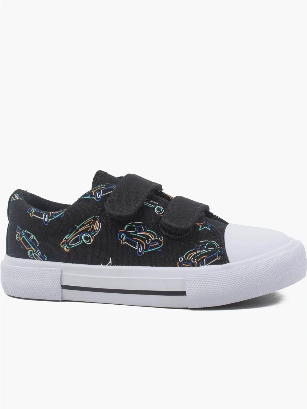 Emma New York Canvas baby Sneakers with Car Print NWT size 4